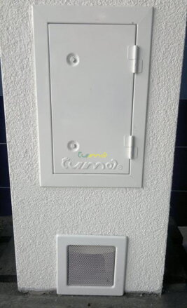 TUMA Therm Komínové dvierka TUMA interiérové biele