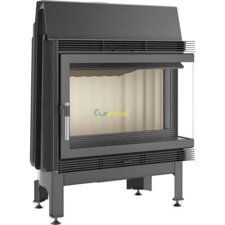 Kratki Blanka 670/570 pravá BS 11kw oceľová krbová vložka