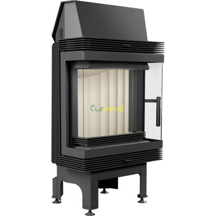 Kratki Blanka trojstranná BS 8kw oceľová krbová vložka