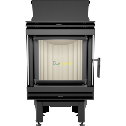 Kratki Blanka trojstranná BS 8kw oceľová krbová vložka