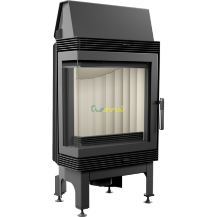 Kratki Blanka ľavá BS 8kw oceľová krbová vložka