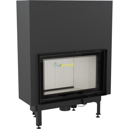 Kratki Nadia 12kw zdvih teplovzdušná oceľová krbová vložka