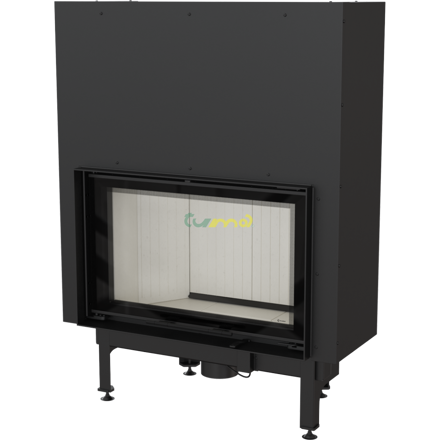 Kratki Nadia 12kw zdvih teplovzdušná oceľová krbová vložka