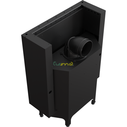 Kratki Nadia 12kw zdvih teplovzdušná oceľová krbová vložka