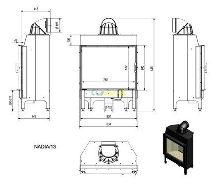 nadia 13kw rozmery