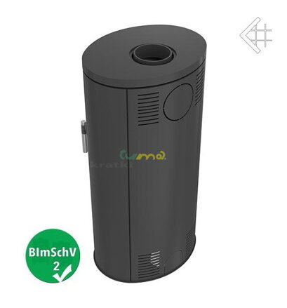 Kratki Koza AB 8kw teplovzdušné oceľovoliatinové krbové kachle koza AB detail 3