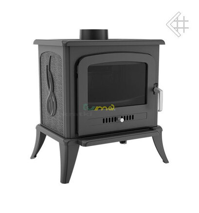 Kratki Koza K7 ASDP 5kw teplovzdušná liatinová krbová piecka