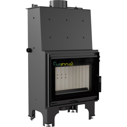 Kratki Aquario M12 GLASS 12kw teplovodná oceľová krbová vložka