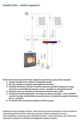 Comfort Idro - schéma zapojenia 1