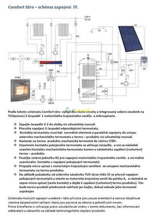 Comfort Idro - schéma zapojenia 4
