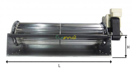ARTEL ventilátor ohriateho vzduchu 242x54mm kód 410004T