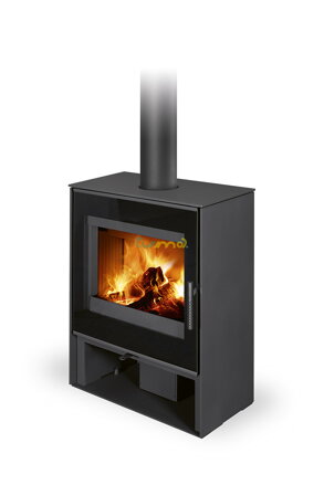 Romotop ALEDO G 30 čierny plech 8,8kw teplovzdušné krbové kachle