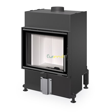 Romotop Heat 4G 59.50.04 10,8kw teplovzdušná oceľová krbová vložka rovná