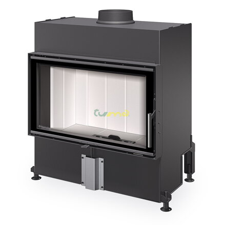 Romotop Heat 4G 80.50.04 14,4kw teplovzdušná oceľová krbová vložka rovná
