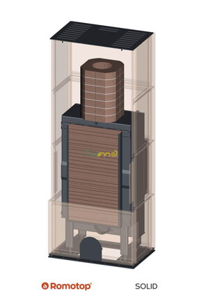 ROMOTOP SOLID F - detail akumulácie