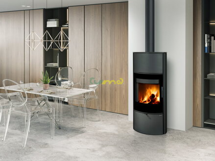 ROMOTOP SONE G H 30 čierny plech - interiér ROMOTOP SONE G H 30 čierny plech - interiér