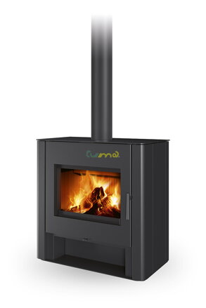Romotop TELDE 30 čierny plech 14,2kw teplovodné krbové kachle