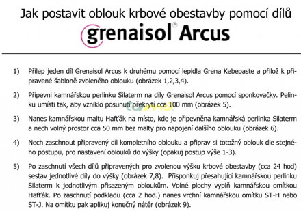 arcus pracovný postup