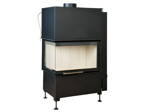 HARK Radiante 550/20/45 - 66.44 H ECOplus 11kW externý prívod teplovzdušná oceľová krbová vložka standard