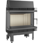 Kratki Blanka 670/570 trojstranná BS 11kw oceľová krbová vložka