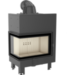 Kratki MBM 10 ľavá BS 10kw oceľová krbová vložka