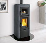 La Nordica Ester s rúrou EVO 8,2kw teplovzdušné krbové kachle