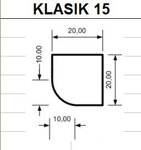 Krbová hlavica Klasik 15x20x20 /šxvxhl/