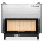 Romotop Heat 3G L 110.50.01 16kw teplovzdušná oceľová krbová vložka s výsuvnými dvierkami