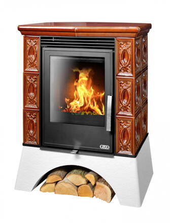 ABX Helvetia KP I biely sokel 10,5kw teplovodné krbové kachle