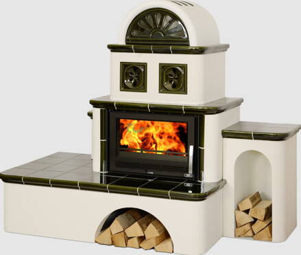 ABX Oxford pravý 15kw teplovodné krbové kachle