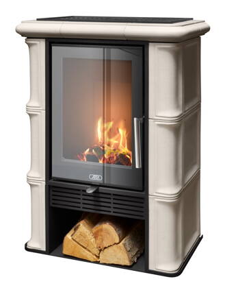 ABX Sicilia Exklusive rovný sokel 7kw teplovzdušné krbové kachle