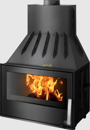 ABX Oxford I 10kw teplovzdušná oceľová krbová vložka