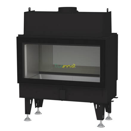 Bef Twin 10 N /8-14,5 kw/ teplovzdušná oceľová krbová vložka