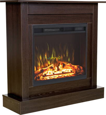 Aflamo Vigo Classic wenge voľne stojací LED elektrický krb