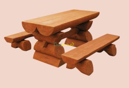Drewal Záhradné sedenie Bali 1+2 stôl 160x65 drevo