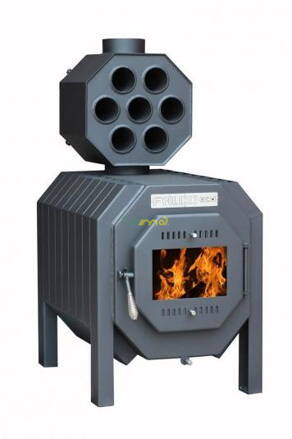 LS Falco ECO 30kw teplovzdušné krbové kachle s ventilátorom vrátane presklených dvierok