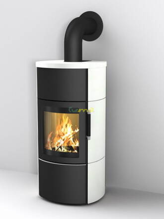 Hark 44-5.2 GT ECOplus oceľ + keramika 5kW alebo 8kW teplovzdušné krbové kachle