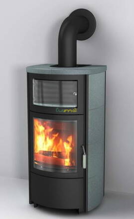 Hark 88 WW GT ECO plus keramika meteor grau 8kw teplovodné krbové kachle