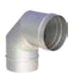 Tecnovis EW-AL-BI 0629N koleno 90°o80mm