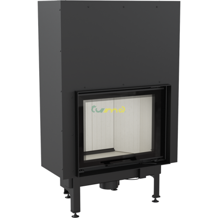 Kratki Nadia 10kw zdvih teplovzdušná oceľová krbová vložka