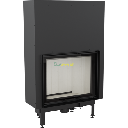 Kratki Nadia 13kw zdvih teplovzdušná oceľová krbová vložka