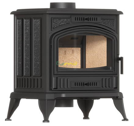 Kratki Koza K6 ECO 6.5kw teplovzdušná liatinová krbová piecka
