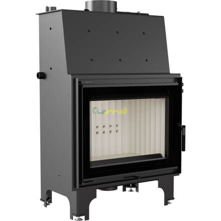 Kratki Aquario A14 GLASS 14kw teplovodná oceľová krbová vložka