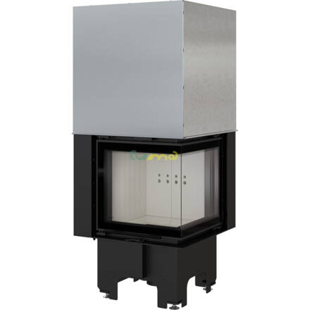 Kratki VN 480/480 pravá so zdvihom 8kw oceľová krbová vložka