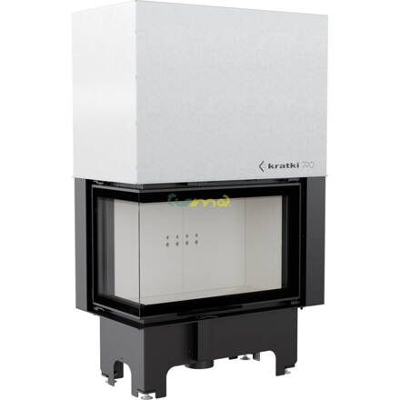 Kratki VN 810/410 ľavá so zdvihom 14kw oceľová krbová vložka