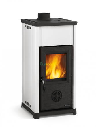 La Nordica Tea biela 6,6kw teplovzdušné krbové kachle