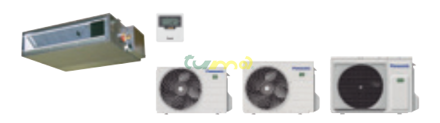 PANASONIC Kanálová jednotka s nízkym statickým tlakom 2,5 kW KIT-Z25-UD3