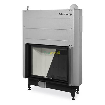 Romotop Heat 3G L 88.66.04 14,2kw teplovzdušná oceľová krbová vložka s výsuvnými dvierkami