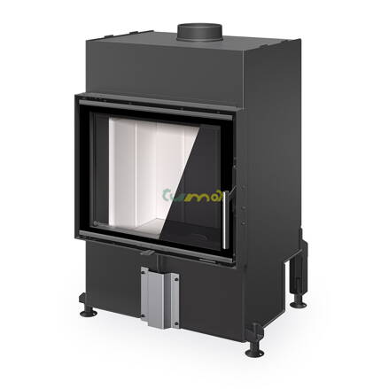 Romotop Heat 4G 59.50.04 10,8kw teplovzdušná oceľová krbová vložka rovná