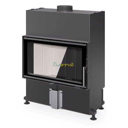 Romotop Heat 4G 70.44.14 7,3kw teplovzdušná oceľová krbová vložka rovná